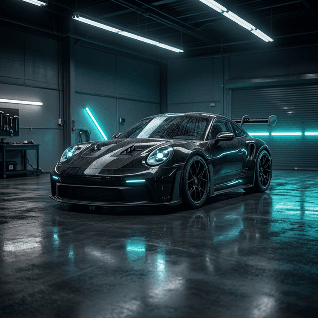 Athenna PPF - Porsche GT3 RS dans garage de protection